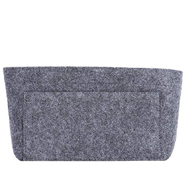 ZTUJO Purse Organizer Insert, Felt Bag Organizer For Handbag Purse Organizer,13 Colors, 6 Size (X-Large, Grey) - Image 3